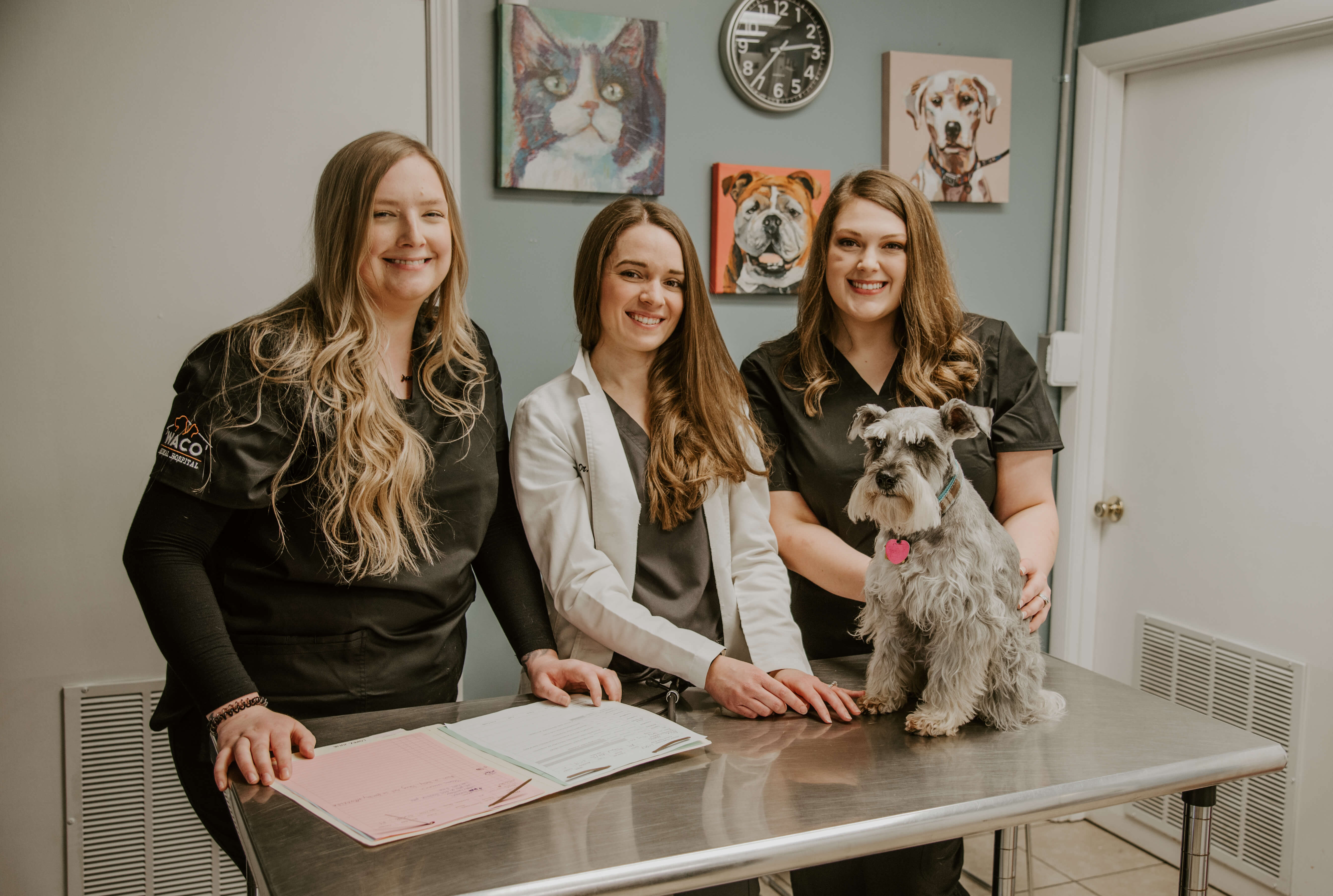 Advanced Animal Care Waco Dr. Crank with Technicians